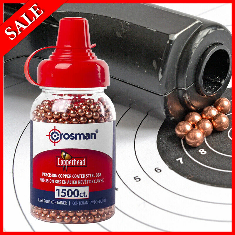 6000 Crosman Pistol BBs Pellets Airgun Copper Metal BB Gun .177 Ammo